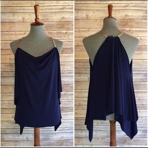 Express Blue & Gold Tank
